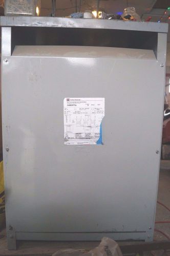 Eaton transformer 75 kva 480 delta secondary 208y 120 3 phase for sale
