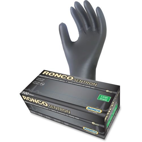 Ronco sentron nitrile powder free gloves 962l for sale