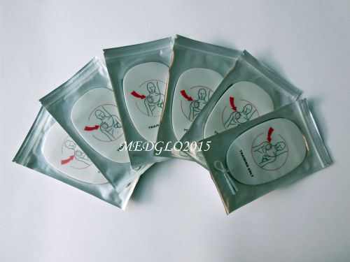 6 Pairs /Pack AED adult training electrode Replacement pads  for XFT/WNL AED