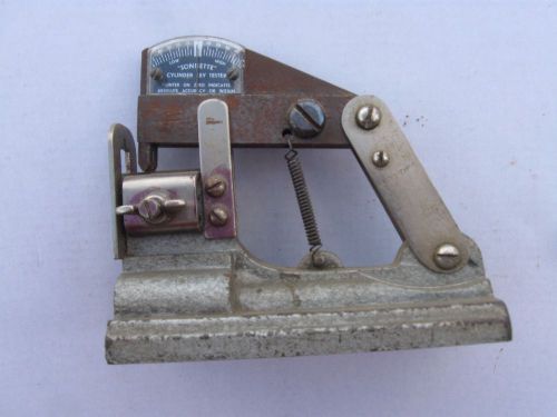 Antique Vintage Cylinder Key Tester Machine Tool SONNETTE Cast &amp; Steel