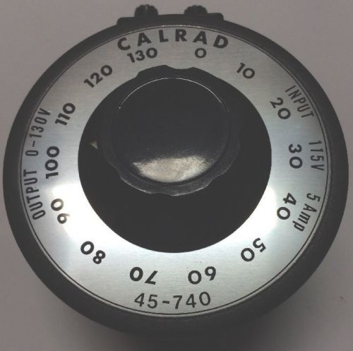 Calrad vc-5 / 45-740, 500 watt variable voltage transformer, 115 volt for sale