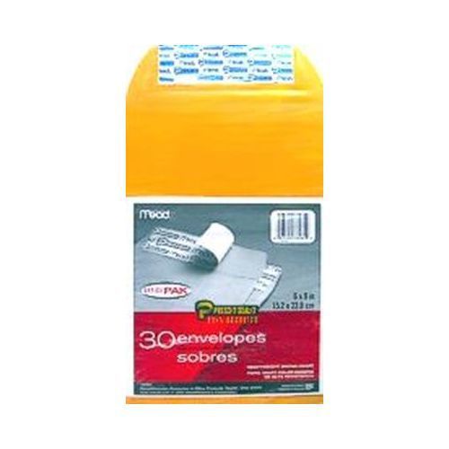 Mead Press-It Seal-It 6X9 Envelopes, Office Pack 30 Count (76084)