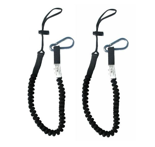 Us-15-tl 2 pack tool leash 15 lb working limit single carabiner tool lanyard.... for sale