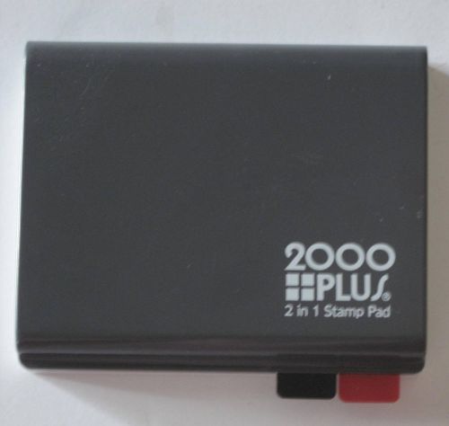 Red &amp; black rubber stamp felt ink pad (4&#034; x 3&#034;) cosco 2000 plus for sale
