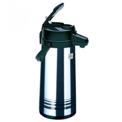 AIRPOT 84 OZ.(2.5 LT.) REG. COFFEE - STAINLESS STEEL LINED (PEACOCK LEVER POT)