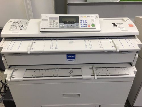Savin 2400wd wide digital printer copier scanner pick up for sale