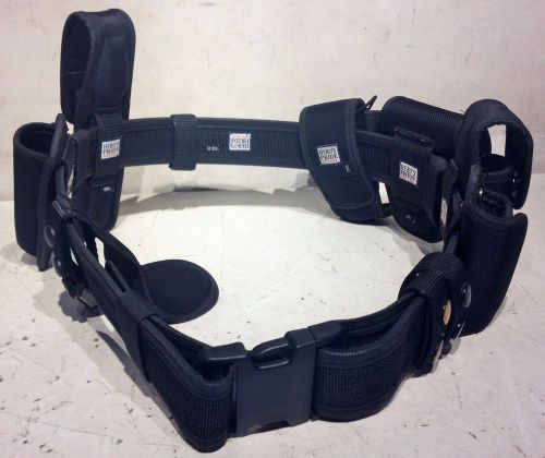 Nice pre owned hero&#039;s pride 1208-40 security belt w/ 7 miscellaneous cases for sale