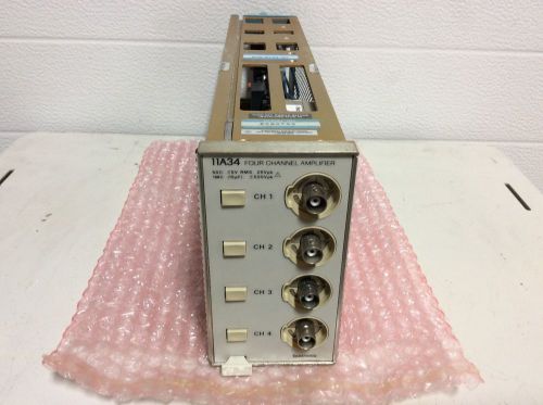Tektronix 11a34 four channel amplifier plug in unit for sale