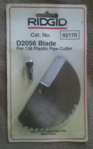 Ridgid (cat. no. 92170) d2056 replacement blade for 138 plastic pipe cutter for sale