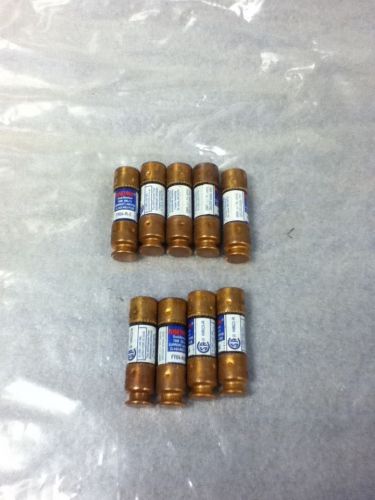 Used lot of 9 bussmann frn-r-5 fuses for sale