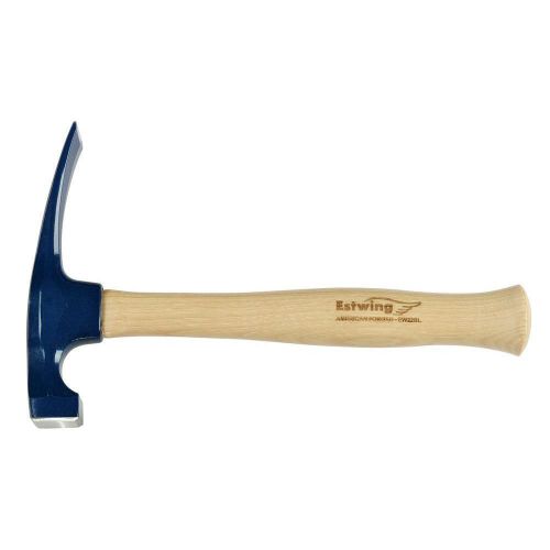 Estwing21 oz. Wood Handle Bricklayer Hammer Top Grade Hickory Handle