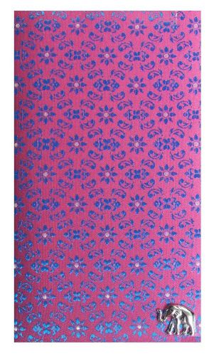 Flowers Silk Blend Check Book Holder Waitstaff Organizer Server Book for Waiters