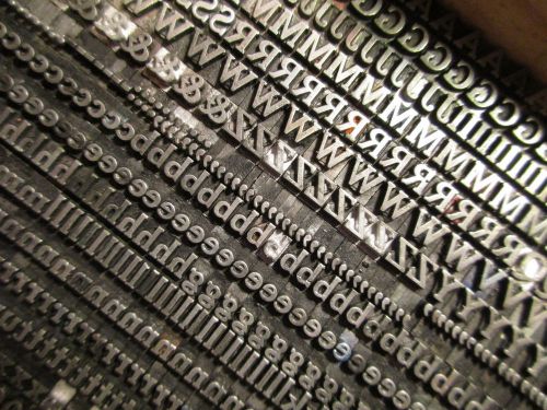 Letterpress Lead Type 14 Pt. Cheltenham Bold  H85