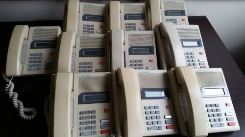 Lot of 10 Used Nortel Meridian Norstar M7100 Phone NT8B14AD / Beige 7100