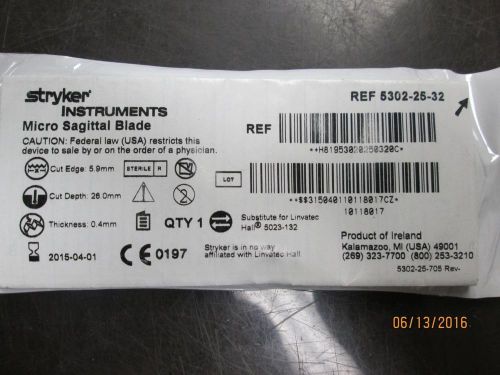Stryker Micro Sagittal Ref. 5302-25-32