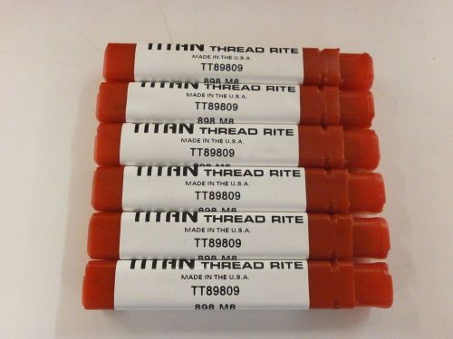 7pc) m8 x 1.25 thread roll form plug tap titan usa tt89809 tt54 for sale