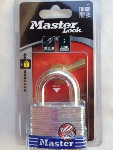 NEW Master Lock 5D Laminated Pin Tumbler Pad Lock