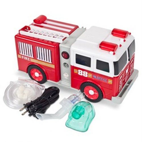 Pediatric child nebulizer compressor w/ kit for asthma fire truck engine medquip for sale