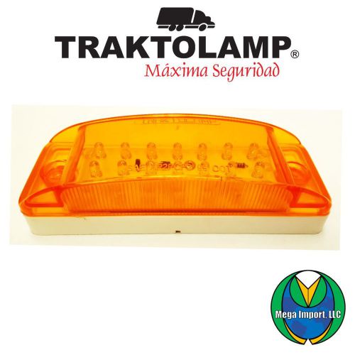 Light for truck, trailer and bus 21 LED Rectangular Sealed Lamp Amber