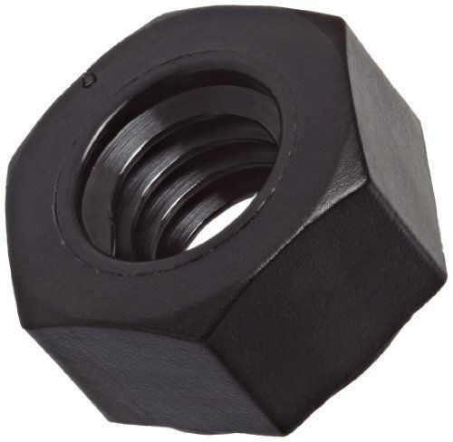 Small parts nylon 6/6 hex nut, black, 1/4&#034;-20 thread size, 7/16&#034; width across for sale