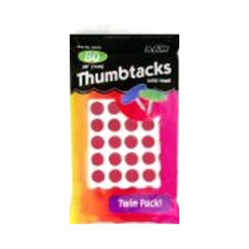 A and W Products 46079 3/8in Silver Thumbtacks 80 Count
