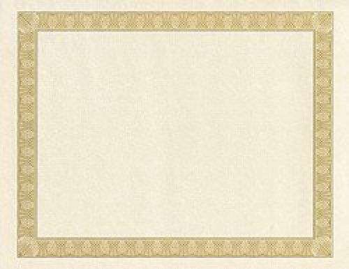 Geographics Parchment Paper Certificates, 8.5 x 11 Inches, Natural Diplomat