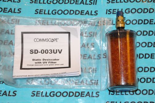 Commscope SD-003UV Static Desiccator With UV Filter SD003UV New