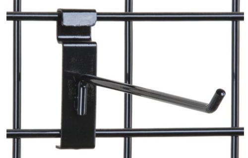 10&#034; Gridwall Hooks For Grid Panel Display - 60 Pcs Lot Color Black pieces