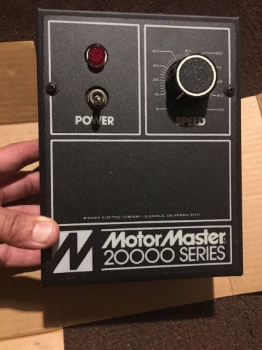 Minarik Motor Master 20000 Series Speed Drive Control MODEL MM21111A Vintage
