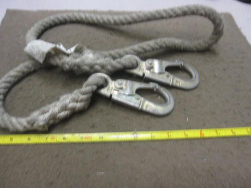 Msa fall protection restraint lanyard 505166 nylon rope great condition for sale