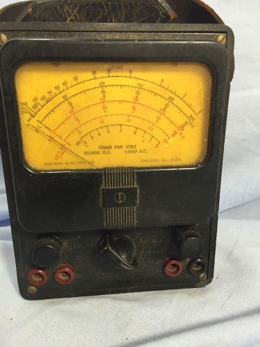 Vintage Simpson 260 Series 1 Volt Ohm Meter Multimeter Untested As Is