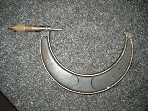 Vintage browne &amp; sharpe manufacturing co  micrometer caliper!! 5&#034;-6&#034; for sale
