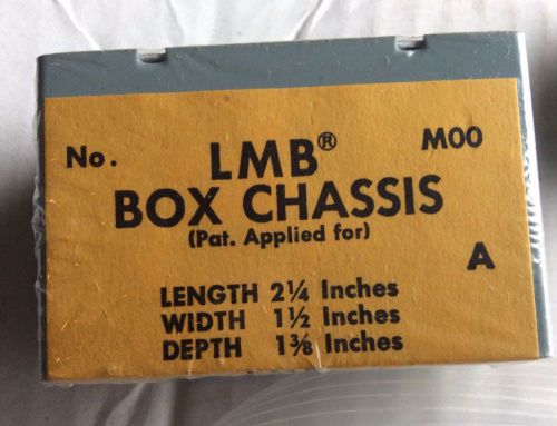 (2)LMB BOX CHASIS No. M00 ~ 2 1/4&#034; X 1 1/2&#034; X 1 3/8&#034;. Sealed Items