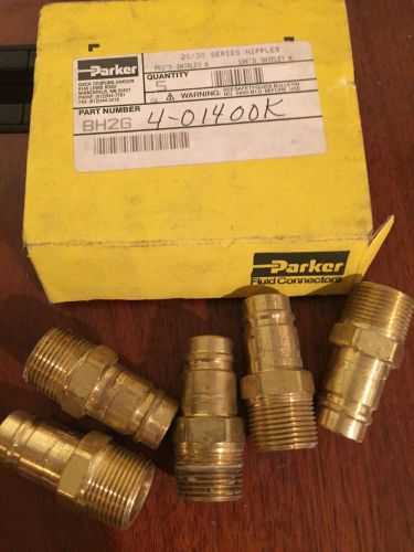 Parker 20/30 Series Nipples Brass Push-Lok Hose Barb BH2G, Box of 5