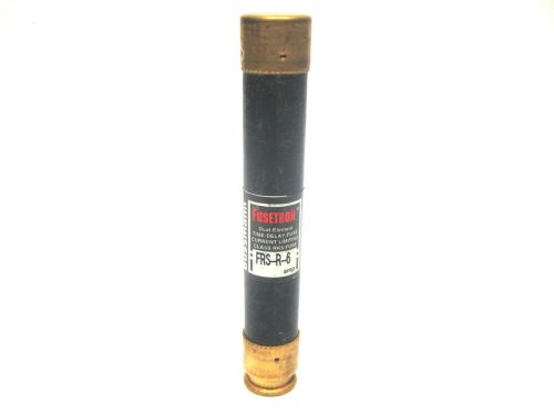 Bussmann frs-r-6 dual element time delay fuse 6 amp 600 vac for sale