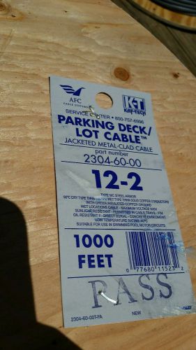 2304-60-00 Kaf-tech 12-2 w / Ground Jacketed Metal Clad Electric Cable
