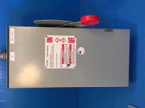Cutler Hammer Heavy Duty Safety Switch Fusable 30Amp 600Volt 3 Phase Disconnect
