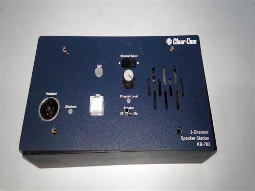 Clear-Com KB-702 2-Channel Speaker Station