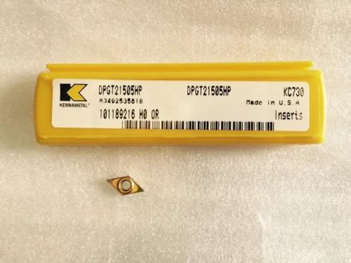 KENNAMETAL  DPGT21505HP KC730 Carbide Inserts - 5pcs