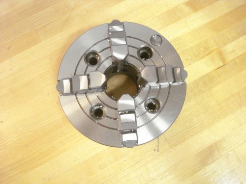 6&#034; Independent Lathe Chuck, 4 Jaw,   1-1/2&#034; - 8  Mount, Steel  | (HS1) RL