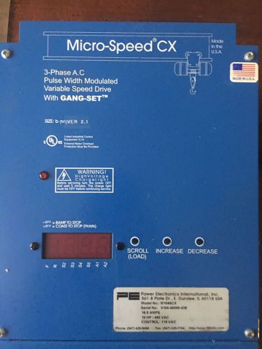 Power Electronics M1046CX MicroSpeed Frequency Drive