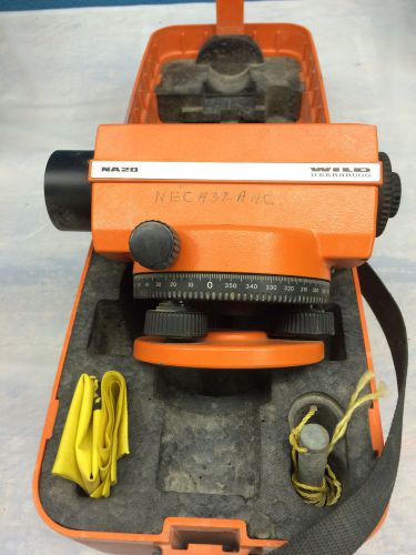 WILD HEERBRUGG NA 20 AUTOMATIC SURVEYOR LEVEL WITH CASE