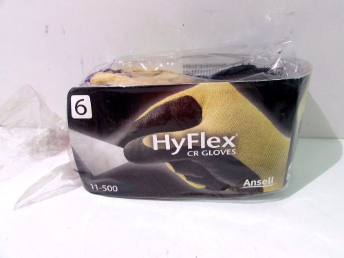 HYFLEX 11-500 KEVLAR ANSELL CR GLOVES SIZE 6 SMALL (12 PAIR) **NIB**