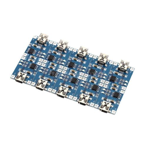 10pcs TP4056 5V USB 1A Lithium Battery Charging Board Linear Charger Module I0S2