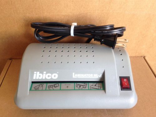 Ibico Laminator HL-4 Laminates up to 4&#034; wide 30 Day Warranty