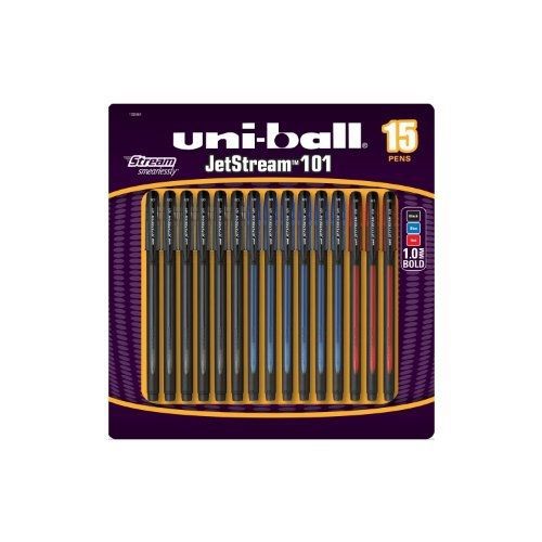 Uni-ball Uni-Ball Jetstream 101 - Assorted Colors - 15 ct.