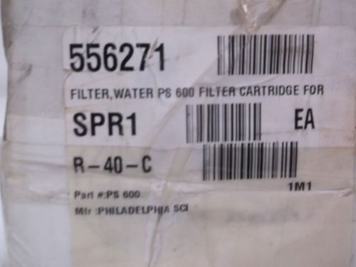 PHILADELPHIA PS-600 WATER FILTER CARTRIDGE *NEW IN A BOX*