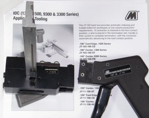 IDC 9300 Series Connector Crimping Tool, Methode Electronics JT-100-PB, JT-103