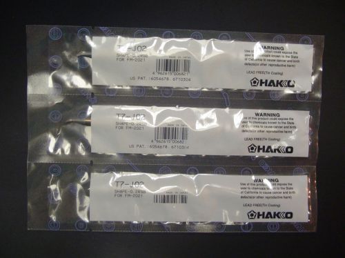 3 hakko solder tip t7-j02 (t15-j02) fx951 fm-206 fm-204 fm-203 fm-202 fp101 for sale