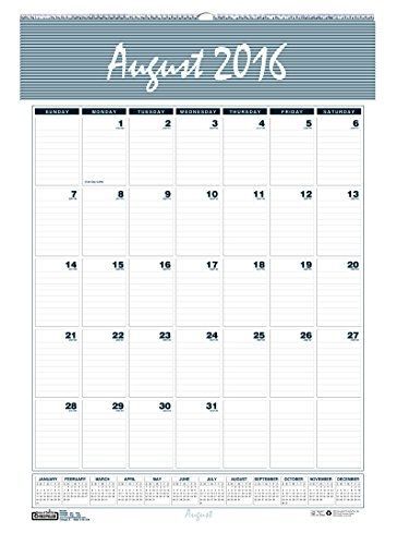 House of Doolittle 2016 - 2017 Monthly Wall Calendar, Academic, Bar Harbor, 15.5